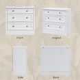 thumbnail image 3 of Brafabhome Set of 2 Nightstands with 3 Drawers, Wooden Bedside Table with Vintage Handles, 31.5" Oversized Extra Large Night Stand with Storage for Bedroom, White, 3 of 9