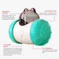 thumbnail image 3 of Distributeur de Nourriture pour Chiot Anti-Glouton Fuyant Culbuteur Instable, 3 of 6