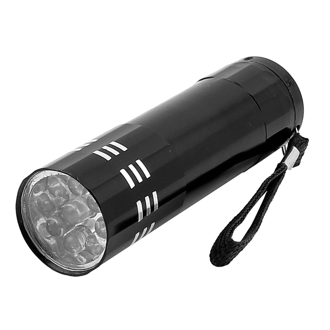 Outdoor Home Aluminium Alloy Shell 9-LED White Light Flashlight Torch Lamp by Unique-Bargains