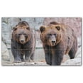thumbnail image 1 of Picture-Tiles.com: Bear Ceramic Tile Wall Mural WAL500109-53M. 30"W x 18"H using (15) 6" x 6" Ceramic Tiles-Satin Finish, 1 of 3