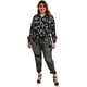 thumbnail image 4 of Blusa asimetrica talla extra, modelo 1965 (negro) negro 40 Roman Fashion Blusa extra 1965, 4 of 4