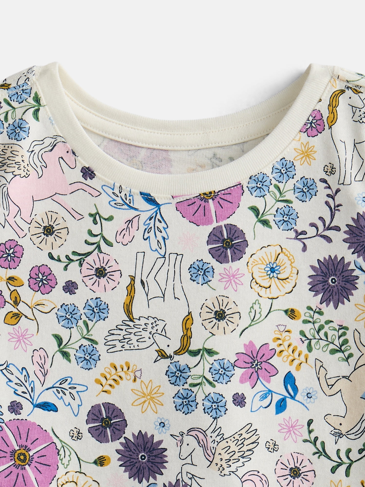 Wonder Nation Toddler Girls' Graphic Tee with Short Sleeves, Sizes 18M-5T