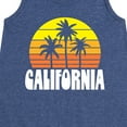 thumbnail image 3 of Instant Message - California Retro Sunset - Toddler & Youth Girls A-line Dress, 3 of 6