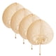 thumbnail image 1 of 4 ventiladores portátiles de verano de tejido de bambú tejido de mano, ventilador de refrigeración, 1 of 8