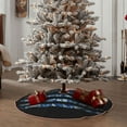 thumbnail image 6 of Kll Navy Camouflage American Flag Christmas Tree Skirt 48",Party Decorations Farmhouse For Christmas Decorations Holiday Party, 6 of 8