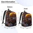 thumbnail image 3 of Yiaed Lizard With Sunglasses Sunset Print Backpack, Premium Laptop Backpack, Travel Backpack for Women, Lightweight Backpacks, Comfortable Back Pack-Medium, 3 of 7