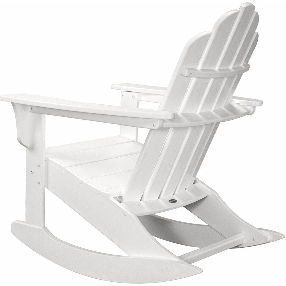 Hanover All-Weather Adirondack Rocking Chair in White - image 2 of 2