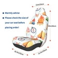 thumbnail image 3 of Yiaed Gnome Camping Print Car Seat Covers,Universal Auto Seats Protector Fits for Car,SUV Sedan,Truck,Automotive Seat Covers & Accessories, 3 of 5