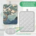 thumbnail image 6 of Yayeee Pot Holders Kitchen Heat Resistant with Pocket 7"x9.8" Cotton Oven Cooking Hot Pads, Tree in The Mountains, 6 of 7