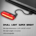 thumbnail image 4 of Usb Rechargeable Bicycle Bike Warning Light Tail Lamp, 4 of 5