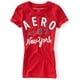 thumbnail image 1 of Camiseta gráfica Aeropostale Mujer Aero Est. 87 Glittery roja mediana, 1 of 1