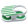 thumbnail image 2 of SomWiBe Clip On Cup Holder Desk Drink Holder Clamp Plastic Beverage Holder Clip On Wine Glass Holder For Chair Office Home Travel Green 7.87 In, 2 of 9