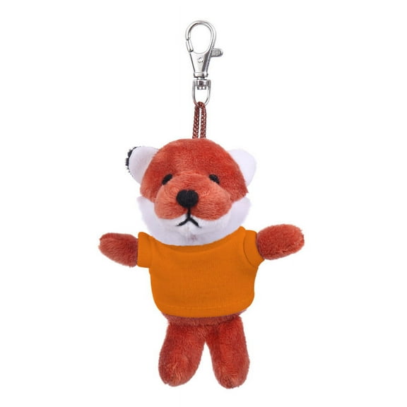 Made by alien's soft plush Bear keychain, Clip for the kids keys, purse & bags,