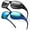 A07(2 Pack) Black+transparent Blue/Blue Lens, variant on Men's Active Lifestyle Sunglasses Reflective Gray Lens UV400 for Gym Workout Outdoor Sports Training