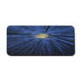 thumbnail image 1 of Nature Computer Mouse Pad, Full Moon Depiction in Woods Star Night Heavenly Lunar Treetops up Space Universe Art, Rectangle Non-Slip Rubber Mousepad X-Large, 35" x 15" Gaming Size, Blue, by Ambesonne, 1 of 2