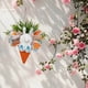 thumbnail image 5 of Fiudx Corona de Conejito de Pascua, Artesanía Artesanal, Materiales Naturales, Decoración Primaveral Versátil, Decoración Festiva para El Hogar, Diseño Ecológico., 5 of 7