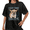 Black-2, variant on Women Certified Freak Orange Cat Dark Ghost Graphic Tees T Shirt Tops Round Neck Cotton Washed T Shirt Black S-2XL Plus Size