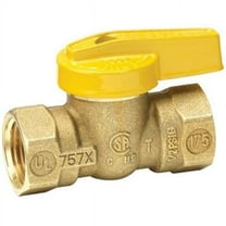 Homewerks 3/8 in. Brass FIP Gas Ball Valve
