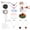 As shown in the picture, variant on Porch Goose Outfit Set with Clothing and Hat for 23" Geese Lawn Goose Clothes Set Eye Catching Outdoor Garden Yard Decor Holiday Decoration