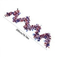 thumbnail image 3 of Clearance Under $5 Boovnll 4th of July Garland - 6.5FT Red White and Blue Glitter Plastic Patriotic Garland for Memorial Day Indoor, Outdoor, Front Door, Party Decor, 4th of July Decorations, 3 of 9