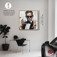 thumbnail image 5 of Man Of Style Manly Inspirational Cowboy Canvas Wall Art by Notoriart, Gold Floater Frame, 40"x40", 5 of 7