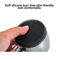 thumbnail image 5 of Cabezal de ducha de mano de alta presión | Ducha con filtro de ahorro de agua y función de masaje | Plástico ABS | Negro | 8.46x2.76 pulgadas | Ideal para hogares de baja presión de agua - 110g, 5 of 5