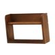 thumbnail image 3 of Estantería flotante de madera sencilla de pared para apartamento, oficina y sala de estar. Marrón 40CMX12CMX20CM, 3 of 9
