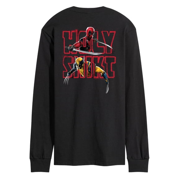 Marvel Deadpool & Wolverine - Holy Snikt - Men's Long Sleeve Graphic T-Shirt