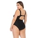 thumbnail image 4 of Trajes de baño de una pieza de talla grande para mujer, cuello en V, bikini sexy, traje de baño para mujer, 4 of 6