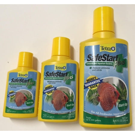 Tetra SafeStart Plus Concentrated Aquarium Bacteria Water Treatment 3.38oz