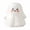 B, variant on Halloween Cute Ghost Ceramic Flower Vase Minimalist Modern Style for Home,Living Room, Bedroom, Patio,Terrace,Party,Flower Arrangement Decoration