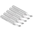 thumbnail image 4 of 5pcs 8mm Shank High Speed Steel Spiral End Mill CNC Router Bits Set for Wood Carving, 4 of 5