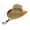 Khaki, variant on Sun Hat Wide Brim Cowboy Style Outdoor UV Protection Mesh Ventilated Chin Strap Fishing Hiking Gardening Beach Camping Travel Summer Adjustable Breathable Cap
