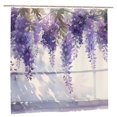 thumbnail image 2 of Shower Curtain, Lavender Blooms Window Waterproof Shower Curtain for Bathroom, Washable Bathroom Shower Curtain Set with Hooks Long Shower Curtain 72x72in Home Decor, 2 of 7