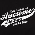 thumbnail image 3 of CafePress - Awesome Big Sister Women's Classic T Shirt - Women's Traditional Fit Dark T-Shirt, 3 of 4