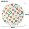 thumbnail image 6 of Christmas Round Tablecloth 70x70in(178x178cm) – Waterproof Polyester Table Cover with Full Print Design, Wrinkle Resistant & Washable for Kitchen Dining Party Decor, 6 of 6