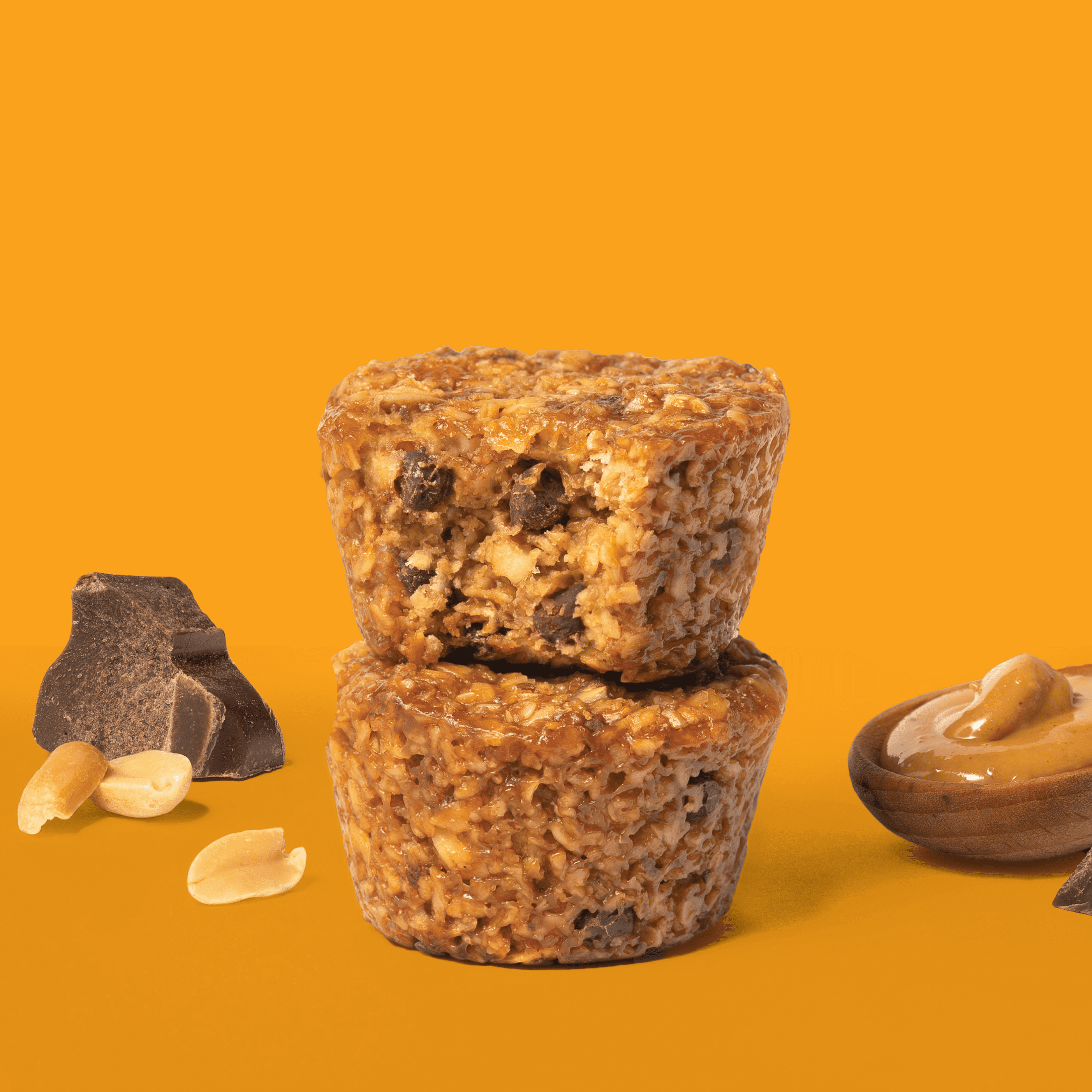 Bobo's Oat Bites, Peanut Butter Chocolate Chip, 6 Pack of 1.3 oz bars