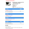 thumbnail image 2 of Rear Brake Hose - Compatible with 1992 - 2009 GMC W4500 Forward - Centric, 2 of 2