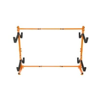 Heavy-duty Freestanding Kayak Storage Rack for 4 Kayaks/Canoes/Paddleboards - Adjustable Width, Padded Arms, 220LB Capacity for Indoor/Outdoor/Garage Use