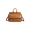 Brown, variant on Vintage PU Flap Briefcase Bag, Multi-pocket Crossbody Handbag for Work & Travel, Brown
