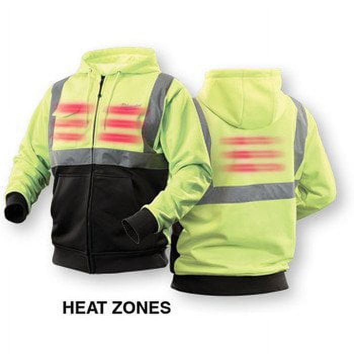 Milwaukee 2376 2X M12 Cordless High Visibility Heated Hoodie XXL Hoodie ONLY