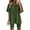 short sets 11#Green, variant on WAYUTE Womens Sets 2 Piece Outfits Short Sleeve Comfort Loose Tops Short Pants Solid Color Travel Yoga Sport Sets Summer Outfits