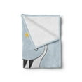 thumbnail image 2 of I am a Princess Soft Flannel Fleece Throw Blanket, Princess Cat with Heart Shaped Glasses Love Royal Animal Character, Cozy Plush for Indoor and Outdoor Use, 50" x 70", Multicolor, by Ambesonne, 2 of 5