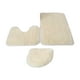 thumbnail image 3 of Juego de 3 Alfombras de Baño Perfecl Suave Lavable Antideslizante Amarillo, 3 of 8