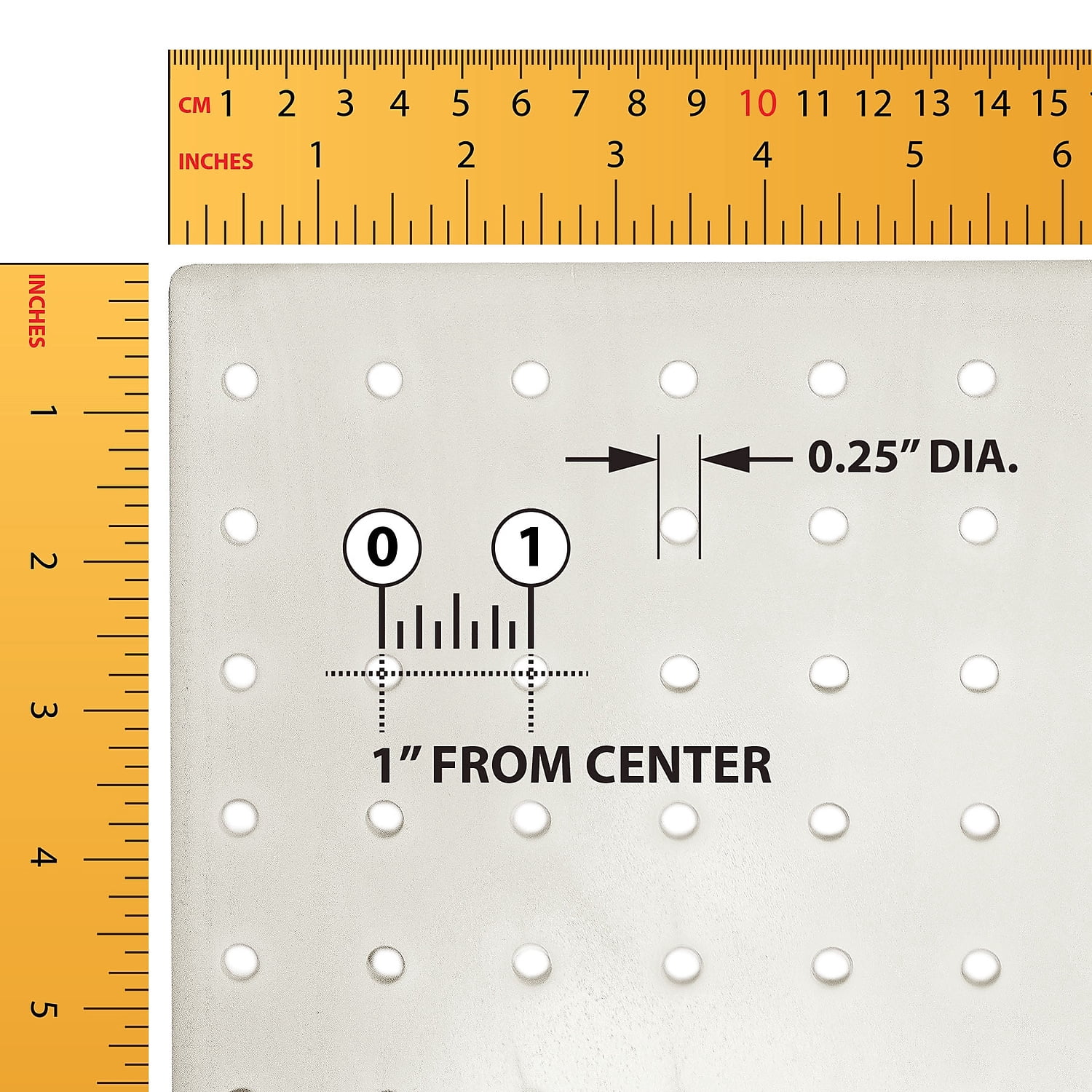 Azar Displays 900988-WHT White 125-Piece Pegboard Organizer Kit (2 - 24"x24")
