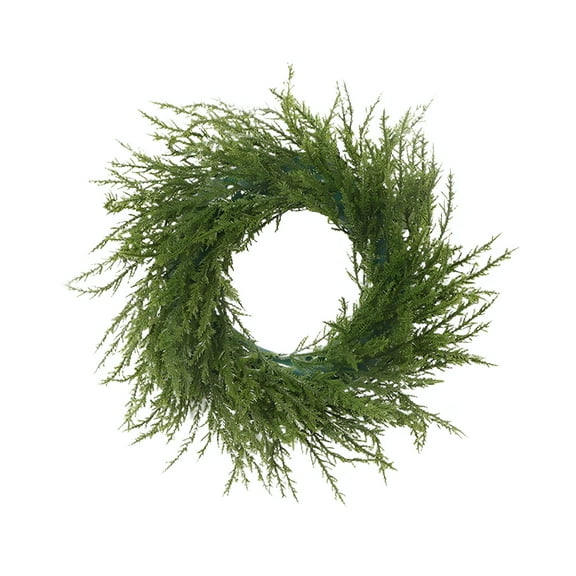 LAMIRO Christmas Wreath Front Door Xmas Wreath Artificial Wreath Hanging Garland for Garden Wedding Outside Window 35Cm Home Decor