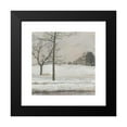 thumbnail image 2 of Jean François Raffaëlli 15x15 Black Modern Framed Museum Art Print Titled - Montmartre Under Snow, 2 of 5