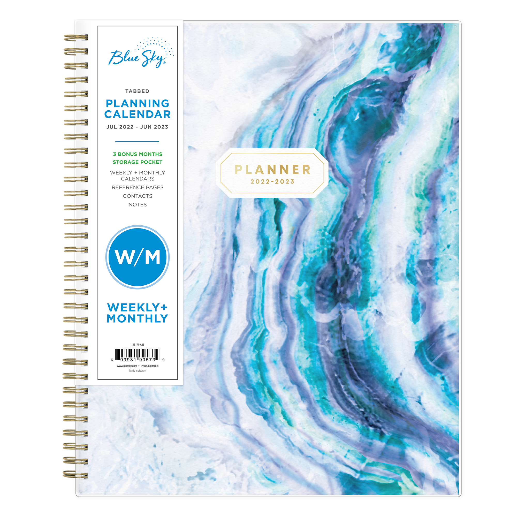 Blue Sky™ Academic Weekly/Monthly Planner, Letter Size, Gemma, July 2022 To June 2023, 118177-A - Walmart.com blue-sky-academic-weekly-monthly-planner-letter-size-gemma-july-2022-to-june-2023-118177-a-walmart-com