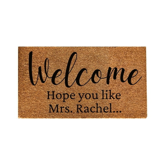 Interesting Decoration Funny Front Door Mat Funny Door Mats Outdoor, Entryway Rugs Indoor Non Welcome Hopes You Like Ms R Rubber Backing