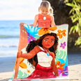 thumbnail image 2 of DISNEY STORE Official Moana Kids Bath Towel, Soft & Absorbent Beach Towels,, 2 of 4